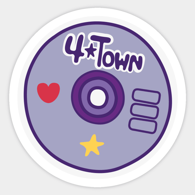 4*TOWN sticker from music video Sticker by HoneyLiss